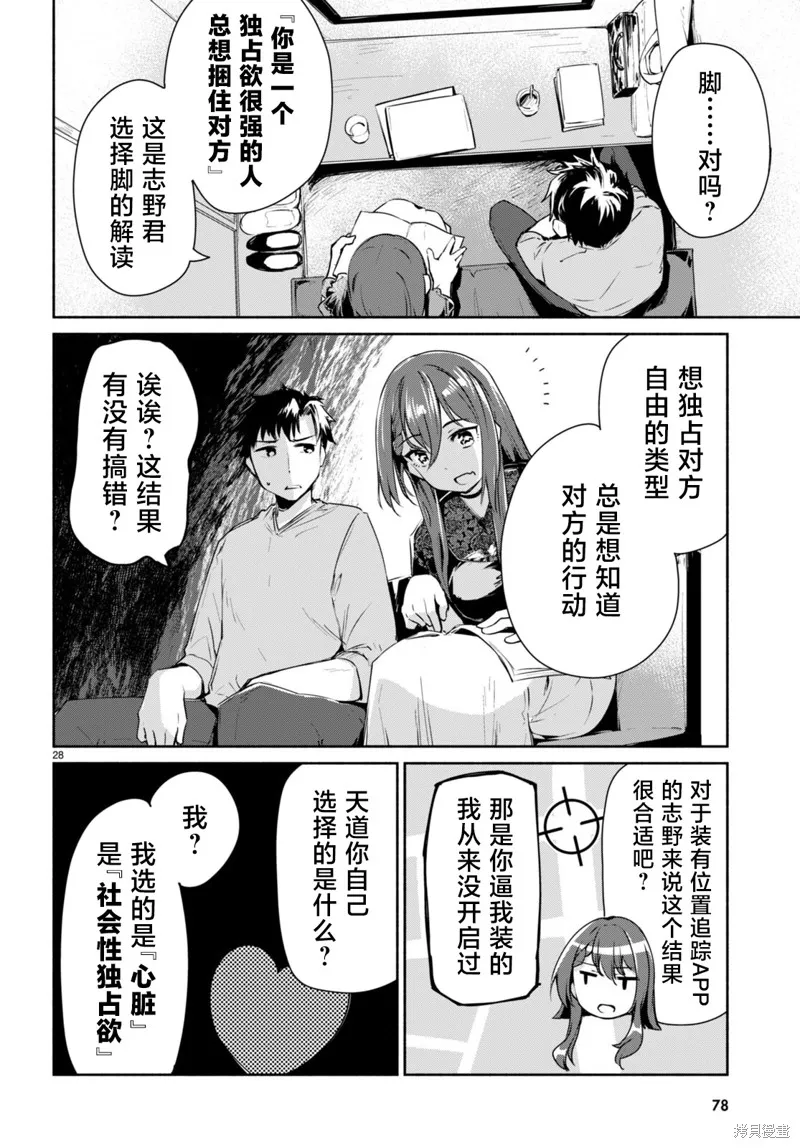 當我說出「想要漂亮又有錢的女朋友」後被問題女生找上門這件事,第02話,第28张
