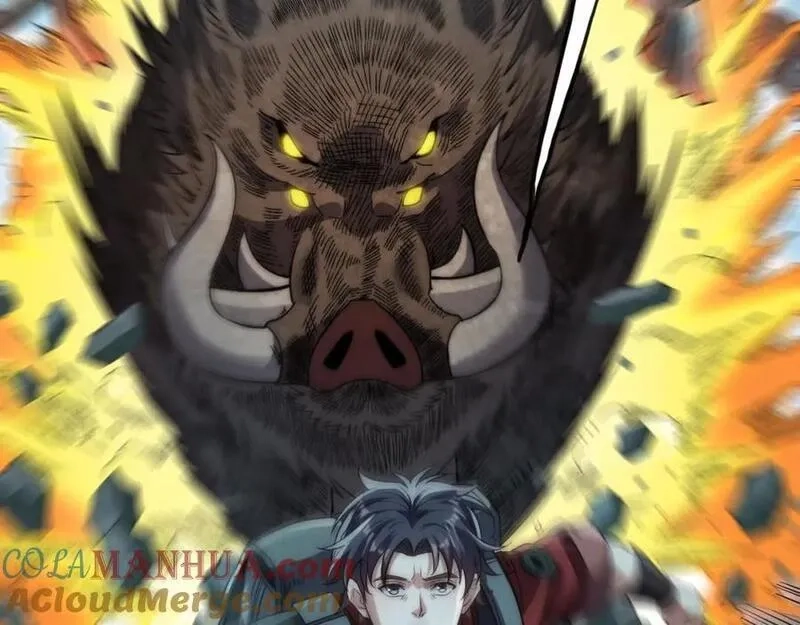 刷怪成神：我打穿了人类禁区！,第7话 绝境求生！对决领主级野猪王！,第153张