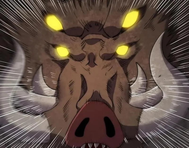 刷怪成神：我打穿了人类禁区！,第7话 绝境求生！对决领主级野猪王！,第155张